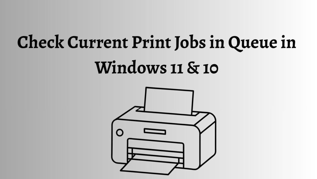 Managing Your Windows Print Queue: How to View and Clear Pending Documents